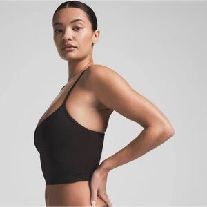 SKIMS Black Swim tank top